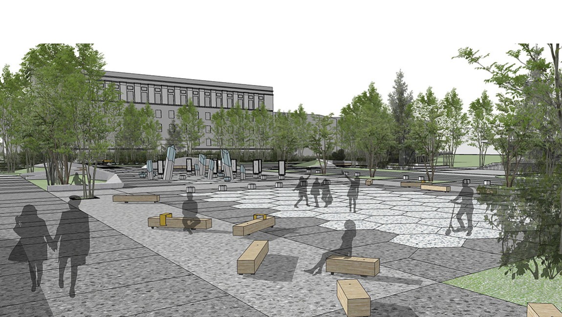 Перезагрузка центральной площади в городе Апатиты