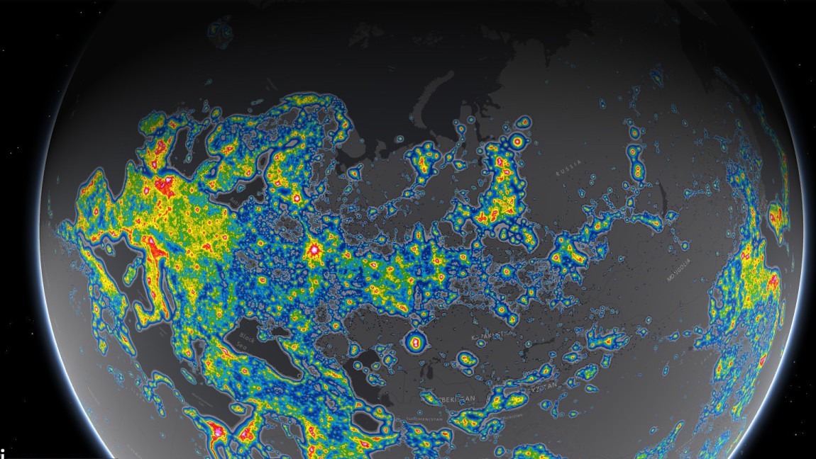 Арктика: конструктор светового проектирования городской среды