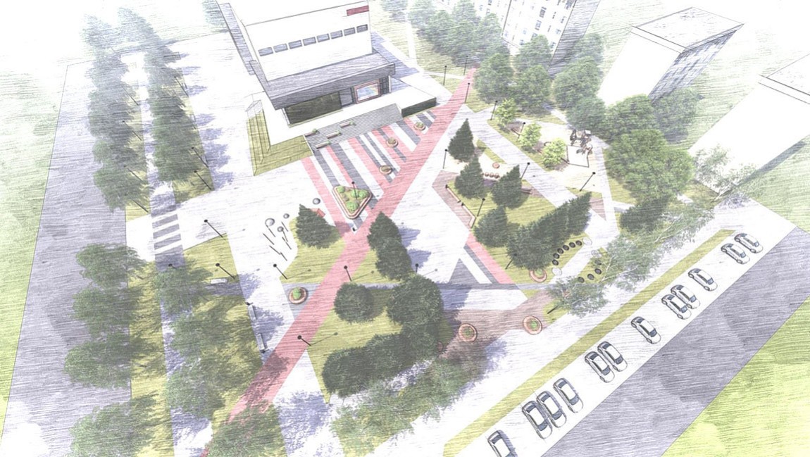 Урбанизм повседневности. Обновление территории сквера в жилом квартале в г.Белгороде