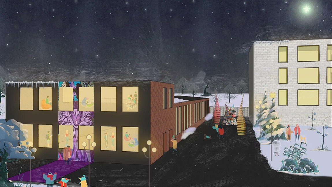 Ревитализация бывшего промышленного объекта под образовательно-творческий кластер 