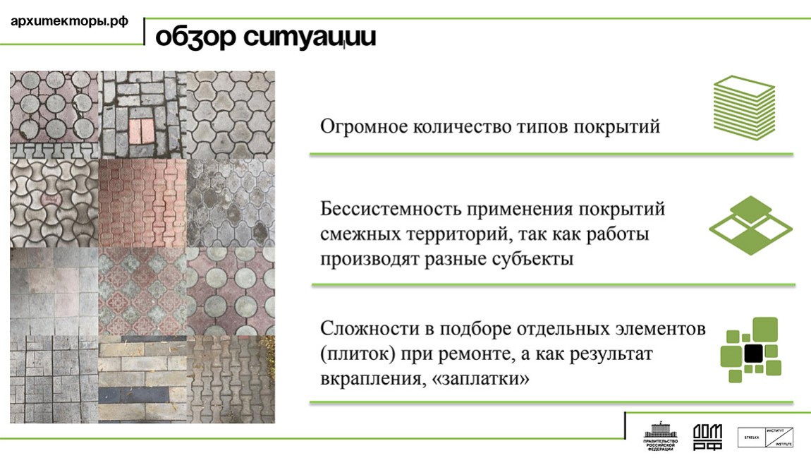 Мощение - элемент узнаваемости города.