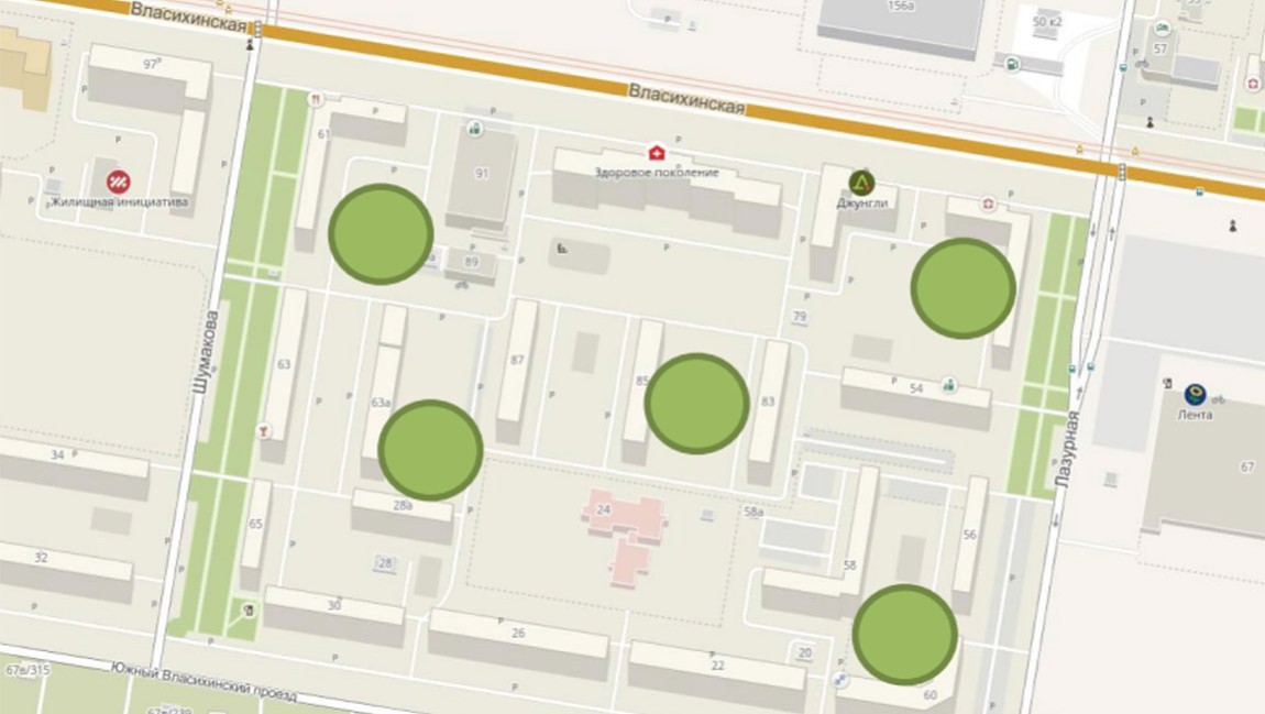 Локализованное благоустройство квартала