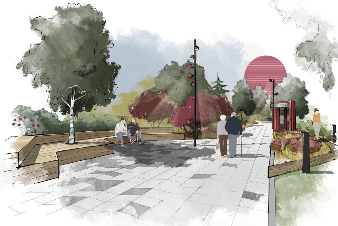 Концепция реконструкции бульвара по ул. Логинова в городе Архангельске